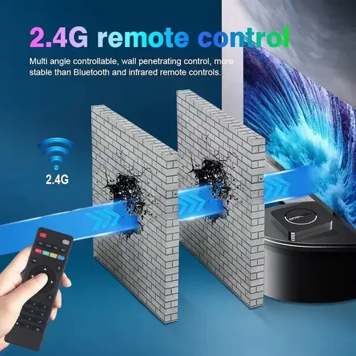 Q3 Android 14 TV Box 8K Set Top Box Allwinner H3 HD 4K 2.4G Wifi 4GB 64GB مشغل الوسائط الذكي للبث Google Play Youtube