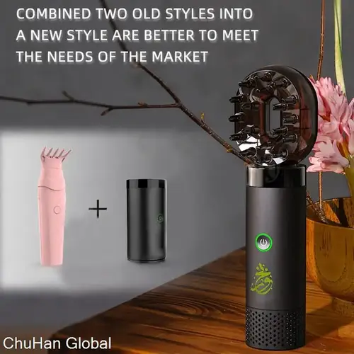 ChuHan العربية الكهربائية ناشر رائحة مشط وبخور السيارة 2 في 1 قابلة للشحن المحمولة USB نوع C البيئة Aromatizer