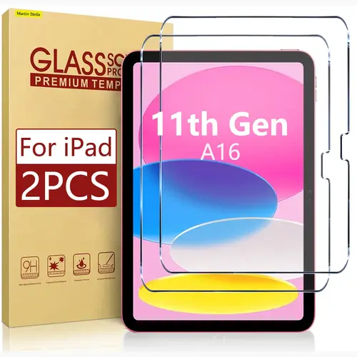 لباد 11th الجيل واقي للشاشة من الزجاج المقسى على ipad 11 الجيل A16 2025 9H ملحقات الفيلم