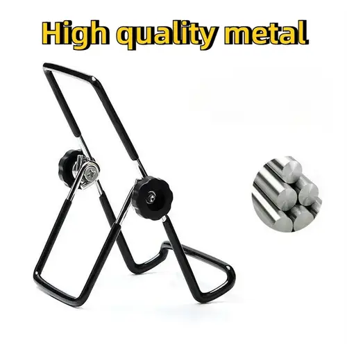 حامل كمبيوتر لوحي معدني عالمي قابل للطي لجهاز iPad Air Pro Samsung Tablet Stand Mount Desk حامل هاتف مرن لهاتف Apple iPhone Xiaomi
