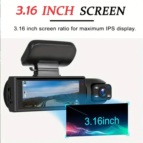 عدسة مزدوجة جهاز تسجيل فيديو رقمي للسيارات FHD 1920*1080P داش كاميرا المقصورة داشكام مركبة فيديو داش كام محرك مسجل داخلي جهاز تسجيل فيديو رقمي صغير صندوق أسود