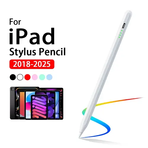 قلم رصاص لأجهزة Apple لجهاز iPad A16 Air 11 5 4 Pro 11th 13 12.9 M4 M3 M2 أقلام 10 9 10th 9th Generation Mini 7 6 2025 قلم لمس