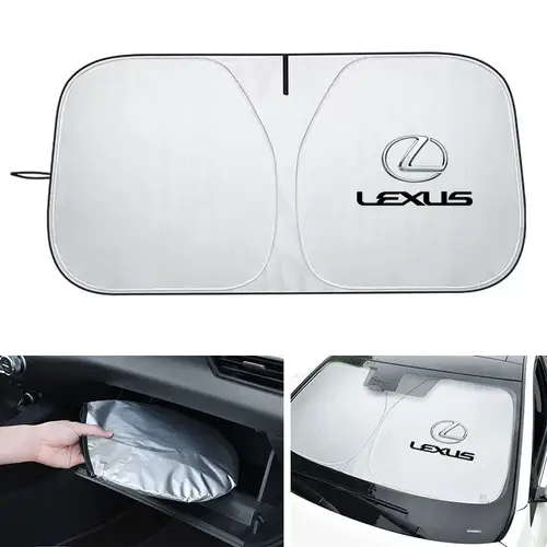 1 قطعة للطي زجاج سيارة الشمس الظل غطاء قناع UV حماية لكزس RX330 IS250 Ct200h ES300h RX350 IS300h NX300h RX400h UX