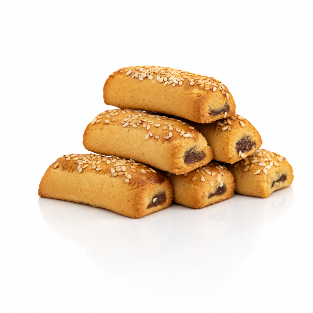 Ma'amoul Fingers with Sesame Seeds