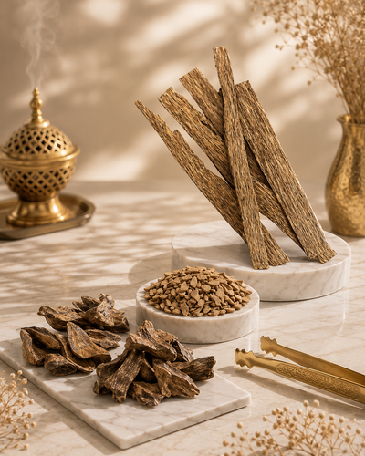 اوقيات خشب العود