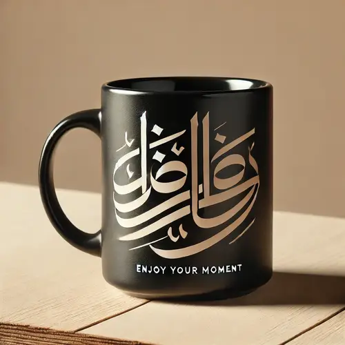 كوب استمتع بلحظتك