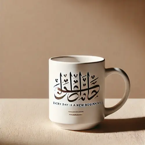 كوب كل يوم بداية جديدة
