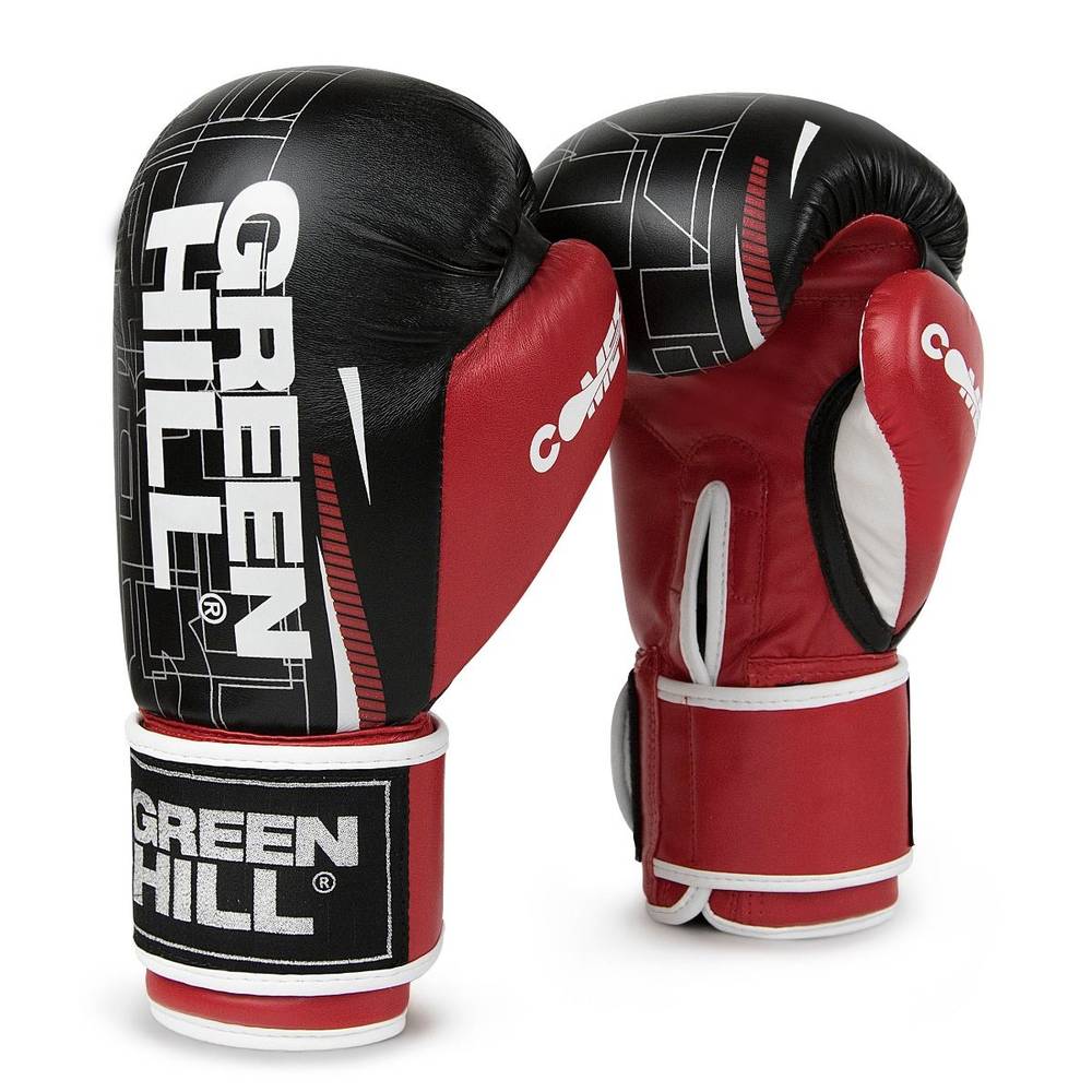 Boxing glove-GREENHILL  Black and Red  Oz 10