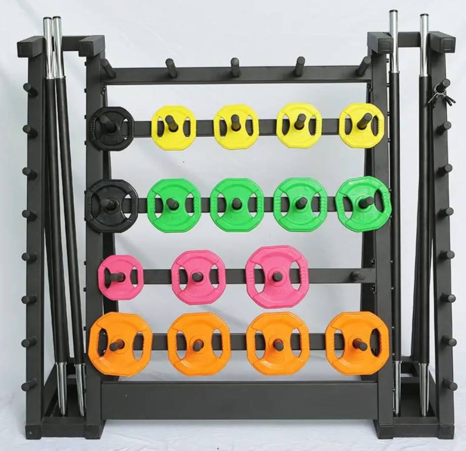 Body pump storage rack