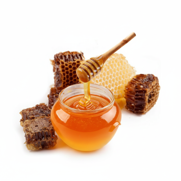 Natural Honey with Honeycomb
