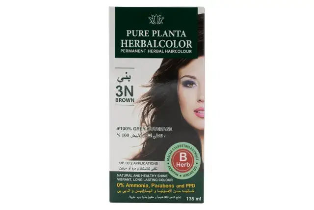 هيربال صبغة شعر جل ثابتة(بني 3N)