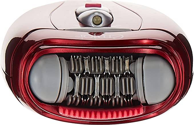 إمجوي باور آلة نزع الشعر أنيقة مزودة بملحق ماكينة حلاقة أحمر