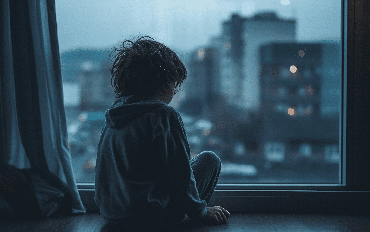 فهد يتيم في السابعة من عمره