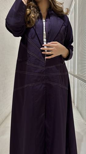 ‏Price:320 SR القماش : كتان بيكاسو بنفسجي مع تطريز بالبيج امامي التفاصيل :قصة A متوفره بجميع الالوان شامل الطرحه🤍 الغسيل : ننصح بالغسيل الجاف فالمغاسل المختصه وعدم تعريضها لحراره قويه .