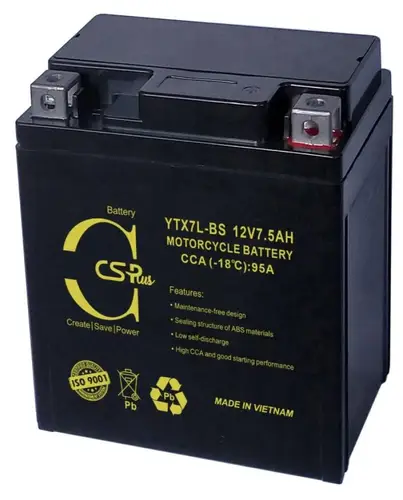 بطارية جافة YTX7L-BS