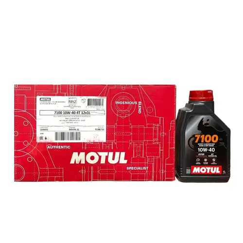 كرتون زيت موتول7100 10w40 T4 كرتون 12 علبة MOTUL