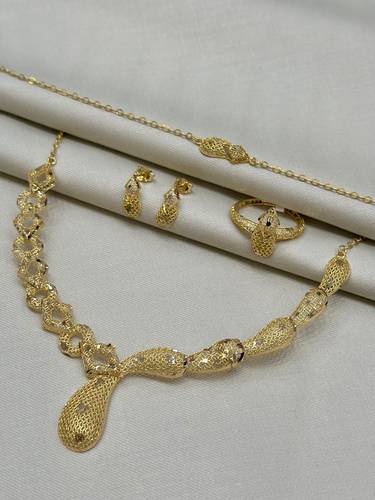 طقم ذهب صافي عيار21