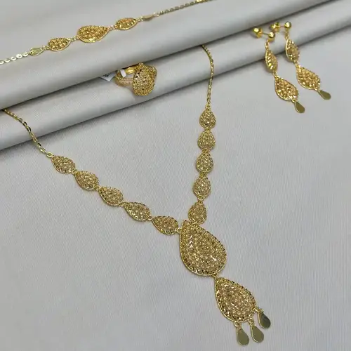شبكة / طقم ذهب عيار21 سنغافوري 