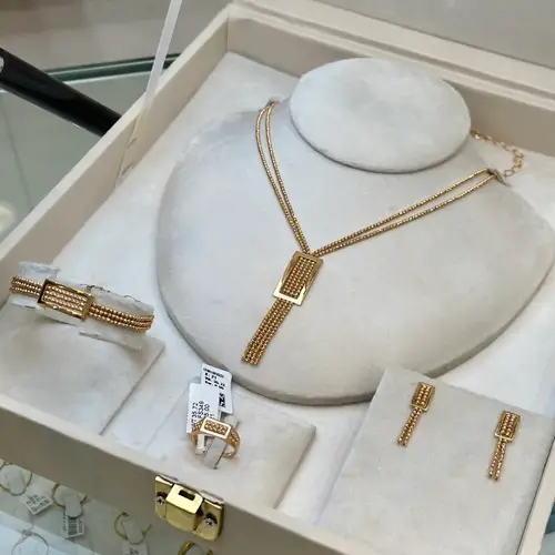 شبكة / طقم ذهب عيار21 سبحة دوريكا مميزة 