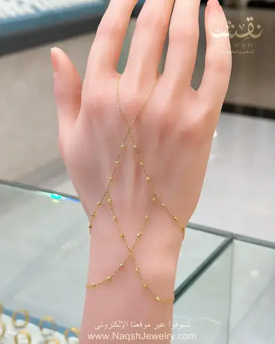 كف دوريكا ناعم تصميم مُعيّن - ذهب عيار21