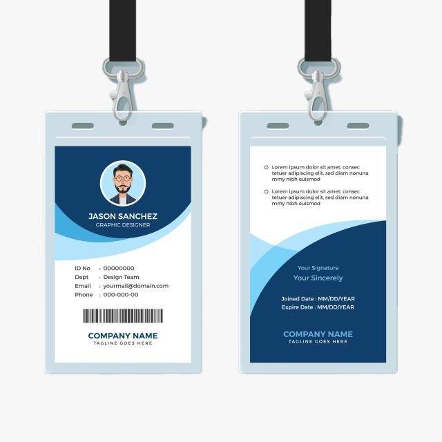 بطائق اي دي ID وجهين