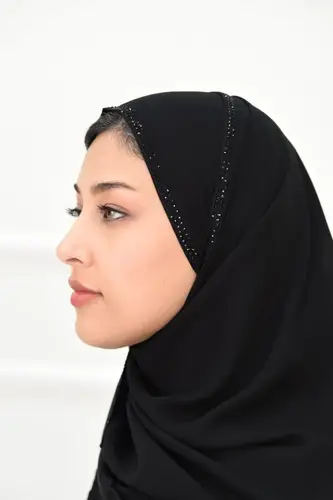 طرحة ليزر فخمة بخطين كريستال