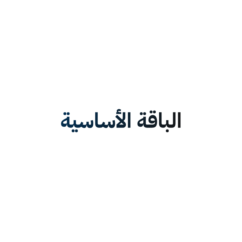 الباقة الأساسية - تجهيز المتجر