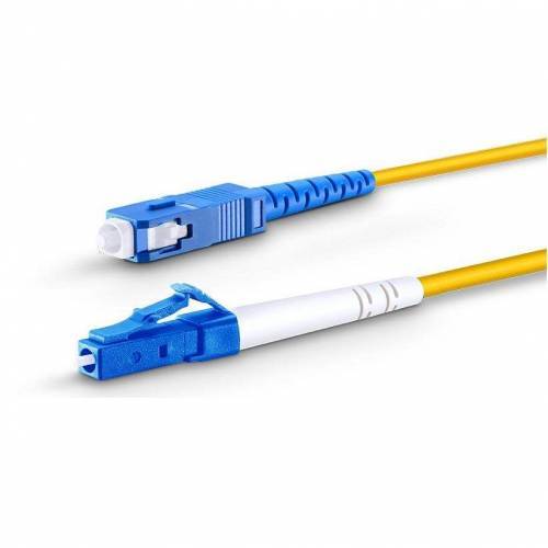 LC UPC to SC UPC Singlemode Simplex Fiber Optic Cable – 1m to 100m