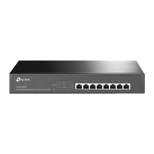 8-Port Gigabit Desktop/Rackmount Switch with 8-Port PoE