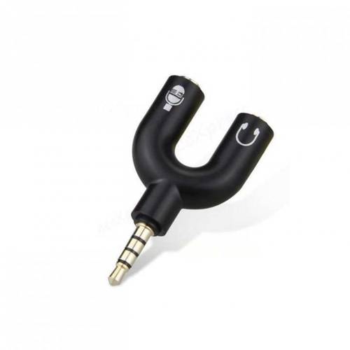 AUX Splitter to Mic and Audio 3.5mm for Headset Use