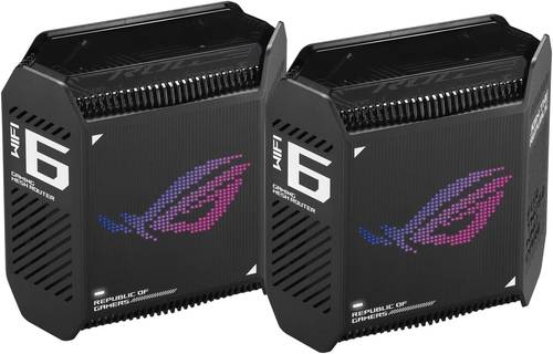 راوتر شبكي ASUS Tri-Band RoG Rapture GT6 (عبوة من 2) بتقنية واي فاي 6