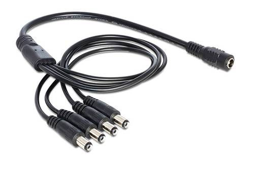 DC Cable 4X1 for CCTV Camera