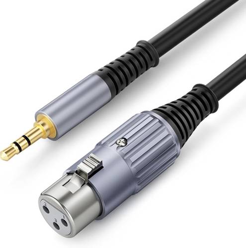 XLR Female to Aux 3.5mm Microphone Cable