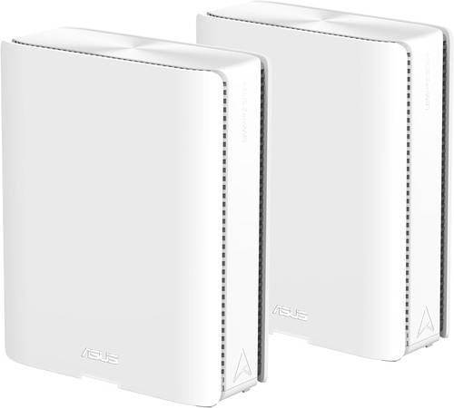 راوتر شبكة ASUS ZenWiFi BQ16 (عبوة مكونة من قطعتين) رباعي النطاق WiFi 7 BE25000