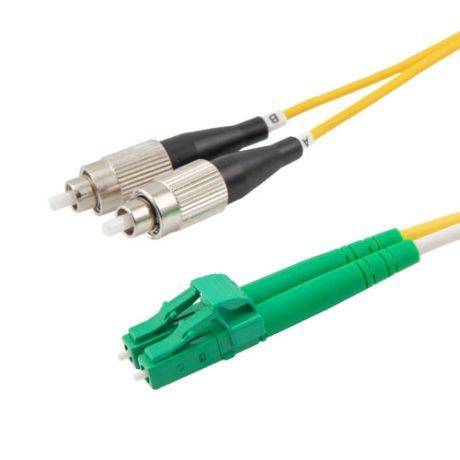 FC UPC to LC APC Singlemode Duplex Fiber Optic Cable – 1m to 100m
