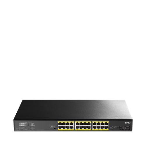 سويتش كودي PoE 24 منفذ 10 جيجابت إيثرنت من Cudy مع 2 منفذ SFP uplinks 