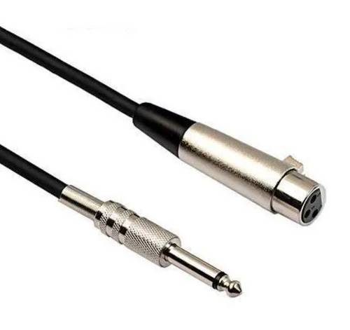 XLR Female to Aux 6.5mm Microphone Cable