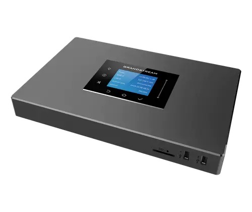 Grandstream UCM6302 - نظام PBX IP UCM6302 مع 2 منفذ RJ11، يدعم 1000 مستخدم ويتعامل مع 200 مكالمة متزامنة