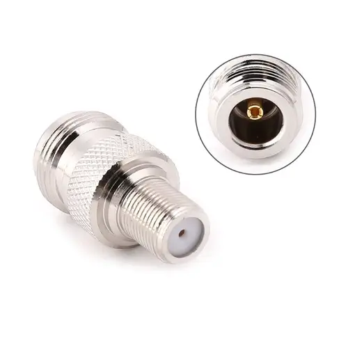 F Type Female To N Type Female RF Connector Coaxial Converter