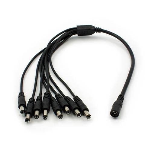 DC Cable 8X1 for CCTV Camera 