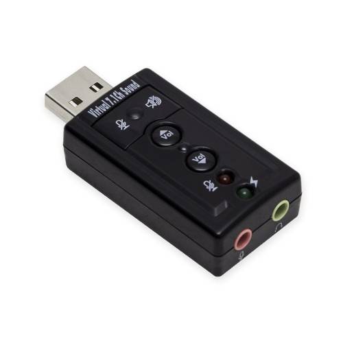 محول صوت خارجي بواجهة USB و7.1 قناة افتراضية لتجربة صوتية غامرة