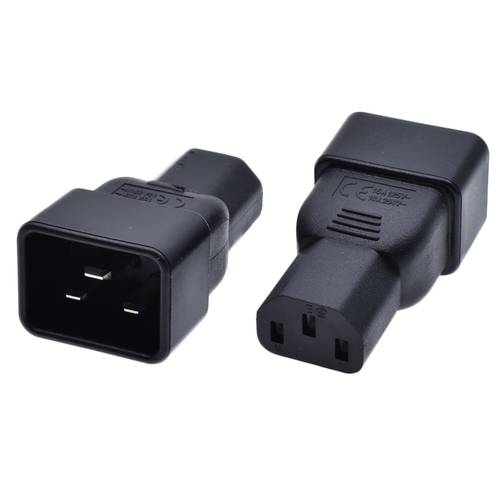 IEC C20 to C13 plug adapter 10A to 15A female to male power converter PDU/UPS conversion plug