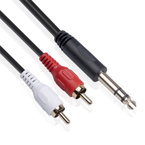 AUX 6.35mm to 2 RCA 1.5m