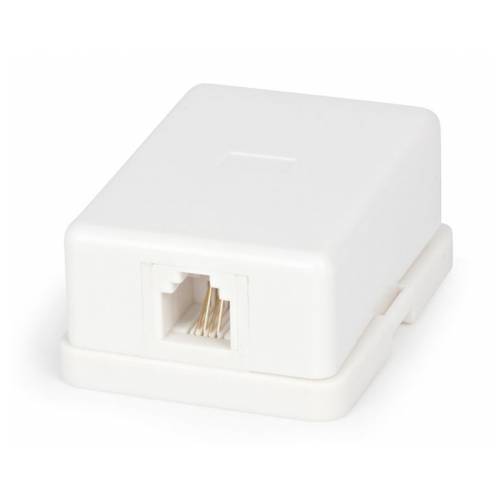 مقبس هاتف RJ-12 (6P4C) ، فردي ، خارجي
