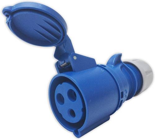 Shark CEE Coupling 16A 230V~ 50-60Hz, 3-Pin = 6h, IP44