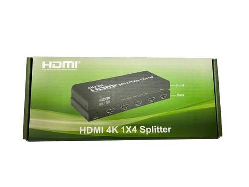 HDMI 4K 1x4 Splitter: Distribute 4K Video to 4 Displays