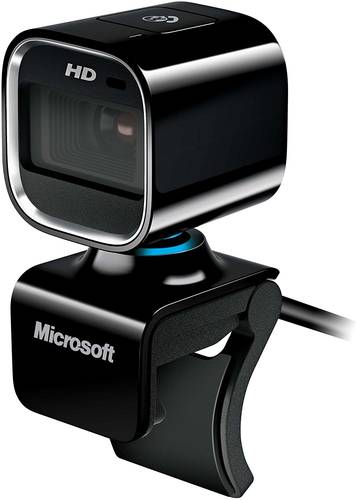 كاميرا ويب  LifeCam HD-6000 | كاميرا ويب عالية الدقة 720p مع دوران 360 درجة 