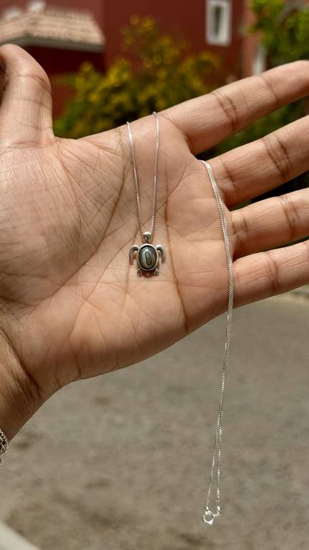 Seashell Turtle Necklace