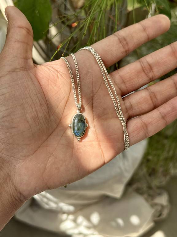 Labradorite Galaxy Necklace