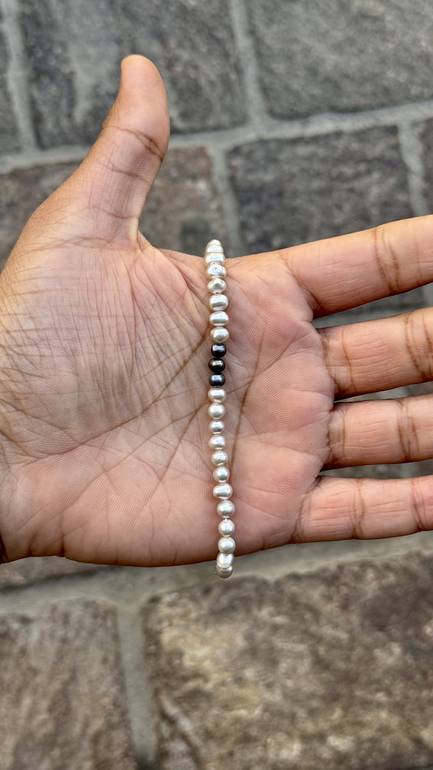 Grey Pearl Bracelet
